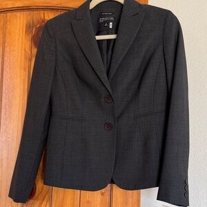 Jones New York petite Women's Charcoal Blazer
